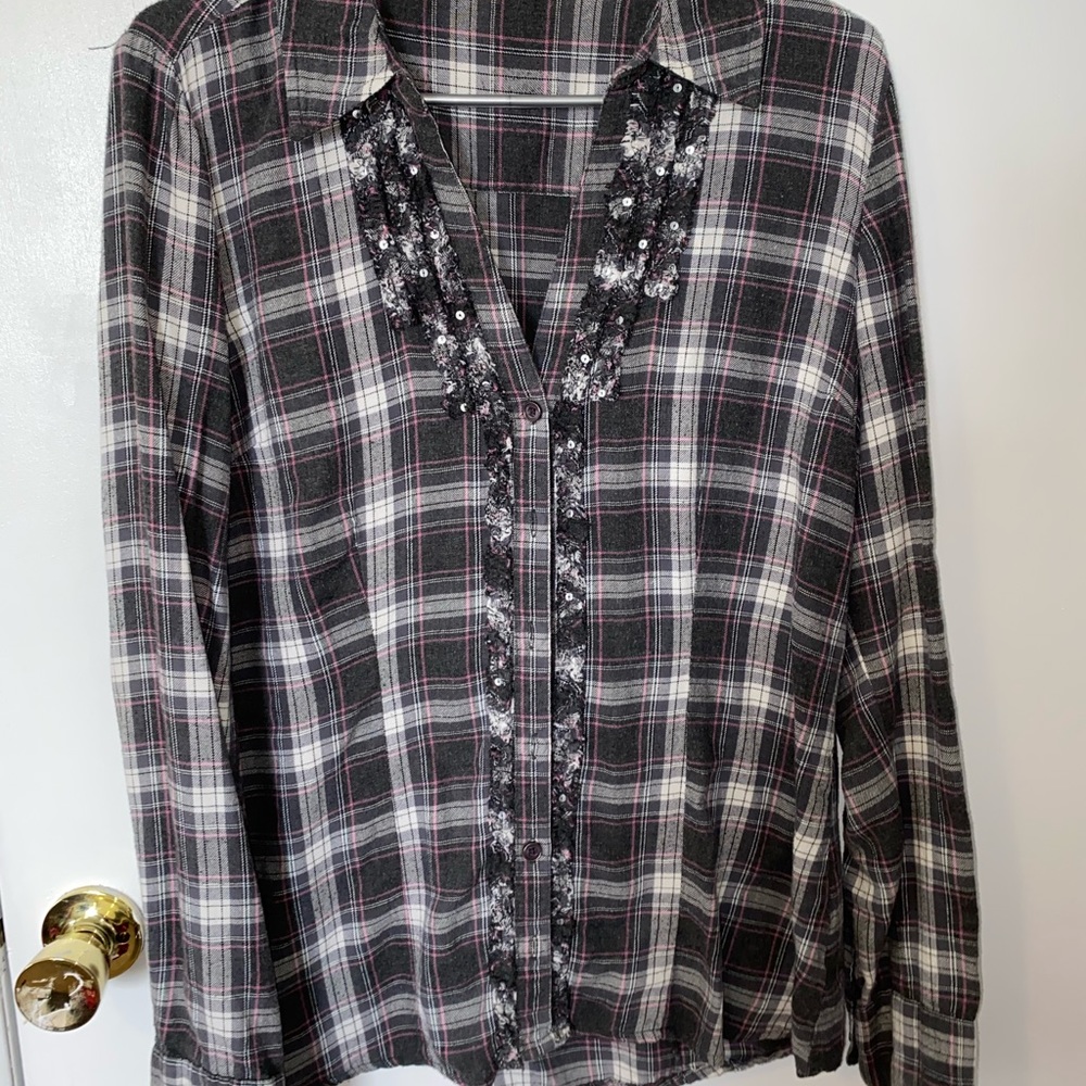 Plaid Button down shirt